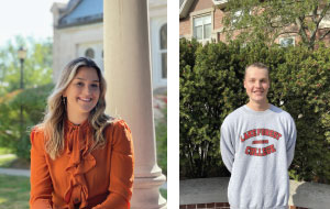 Vitoria Andrade Carnier ’23 and Mark Bogley ’22 Vitoria Andrade Carnier ’23 and Mark Bogley ’22