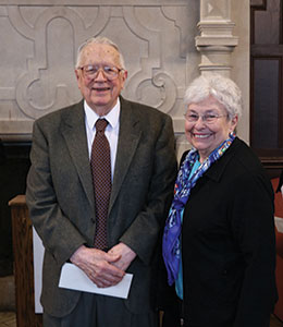 Photo of Professor Emeritus William “Bill” and Yvonne Martin
