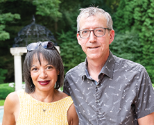 Karin Travis and Mark Steiner. Link to their story